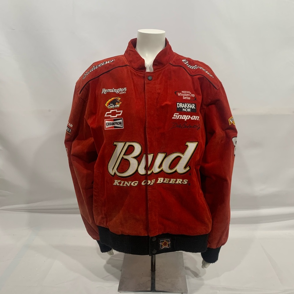 Vintage Chase Authentics NASCAR suede jacket